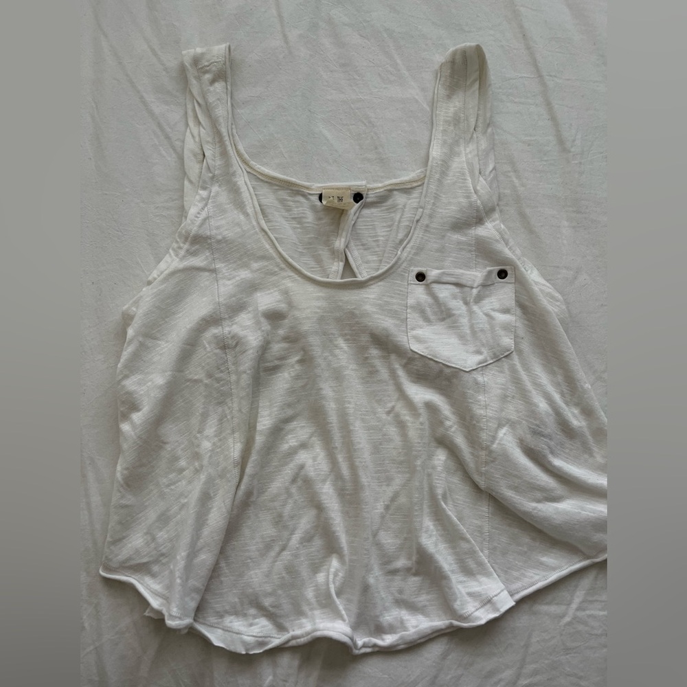 Off-white Flowy Tank Top